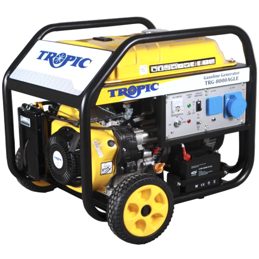 Tropic Petrol Generator 8000W, 459CC, 25L, 98kg TRG-8000AGLE